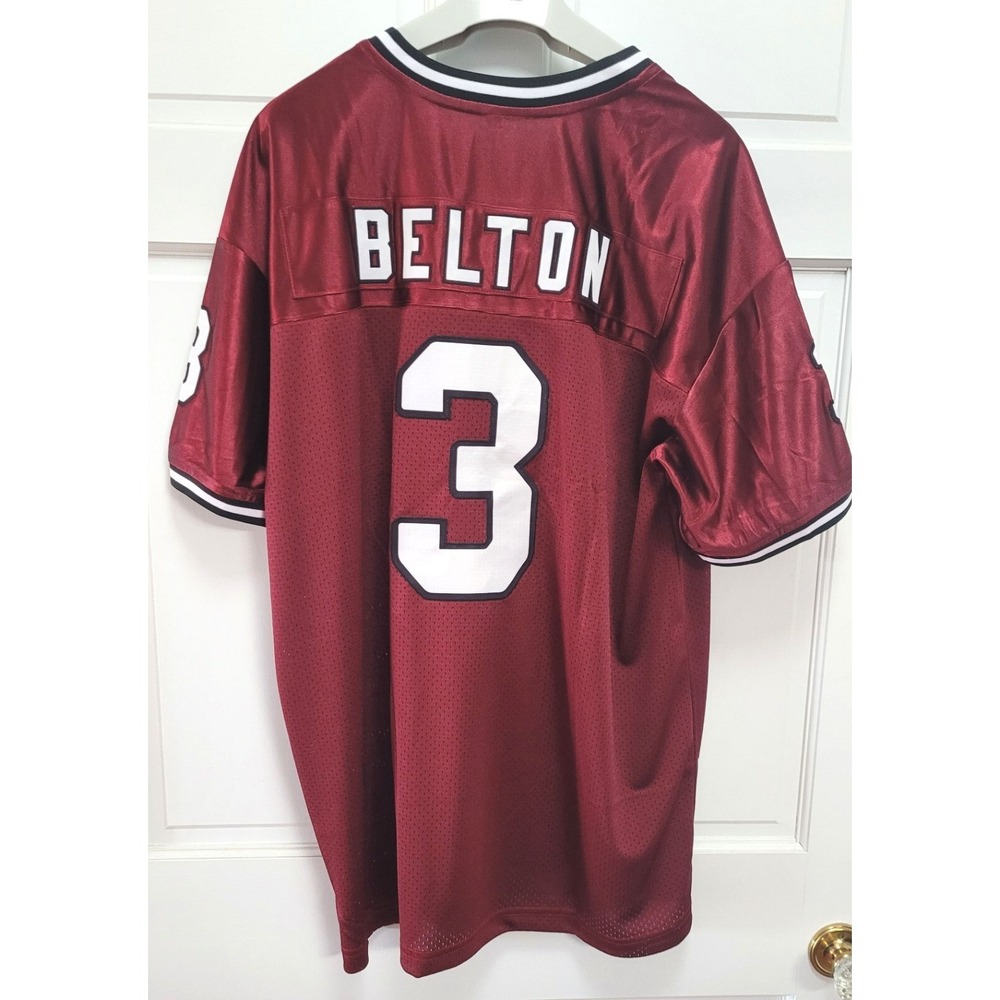 Westcheddar Sports 2017 Belton 3 Men's Mesh Jersey Shirt - Maroon - XL - Picture 5 of 6